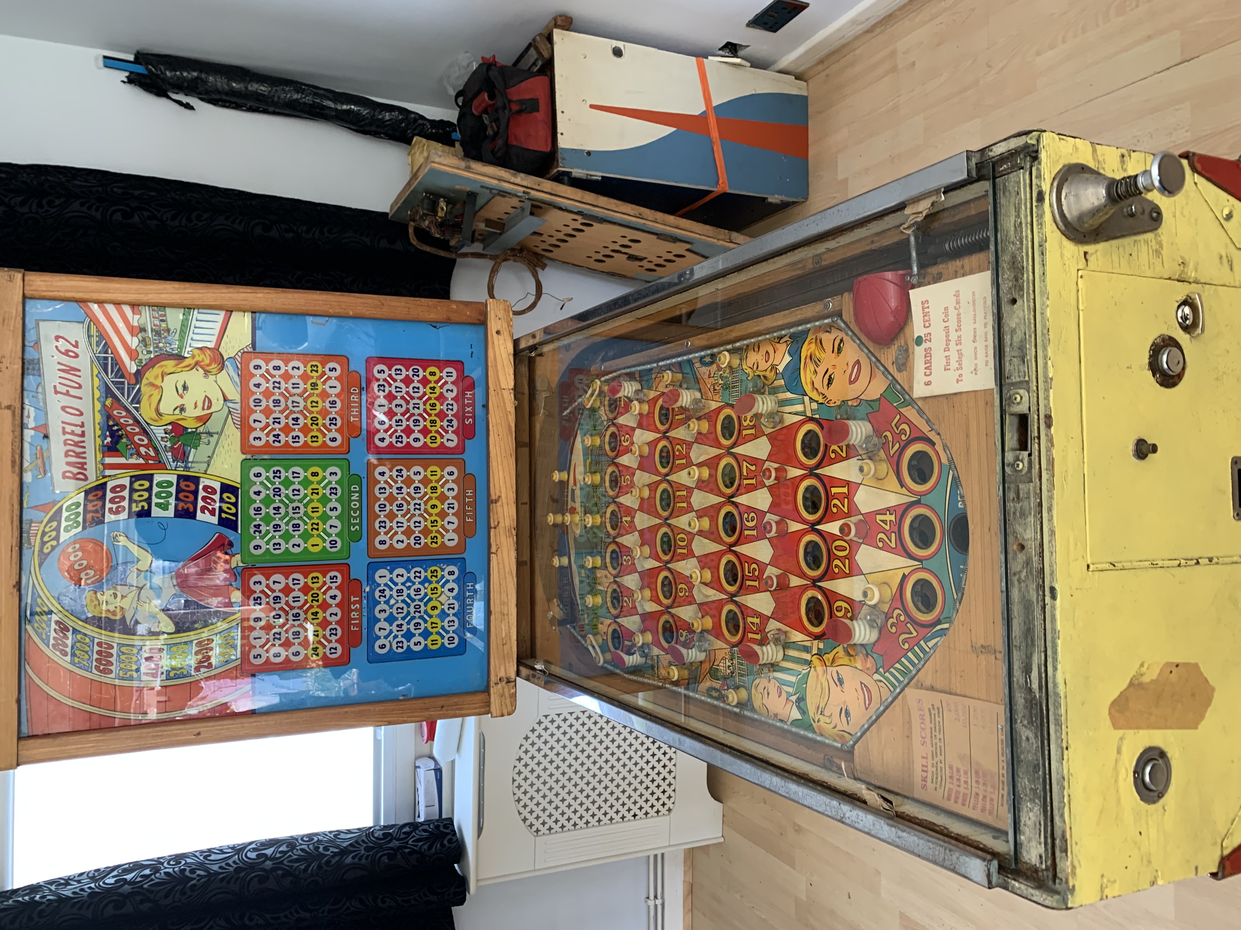 Bally Barrel ‘O’ Fun 62 – For Sale: Project machine with spares